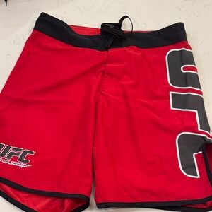 UFC Red and Black Fight Shorts